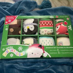 Squishmallow mini ornament set of 8